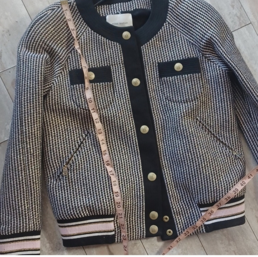 Balmain Varsity Sweater Jacket - image 1